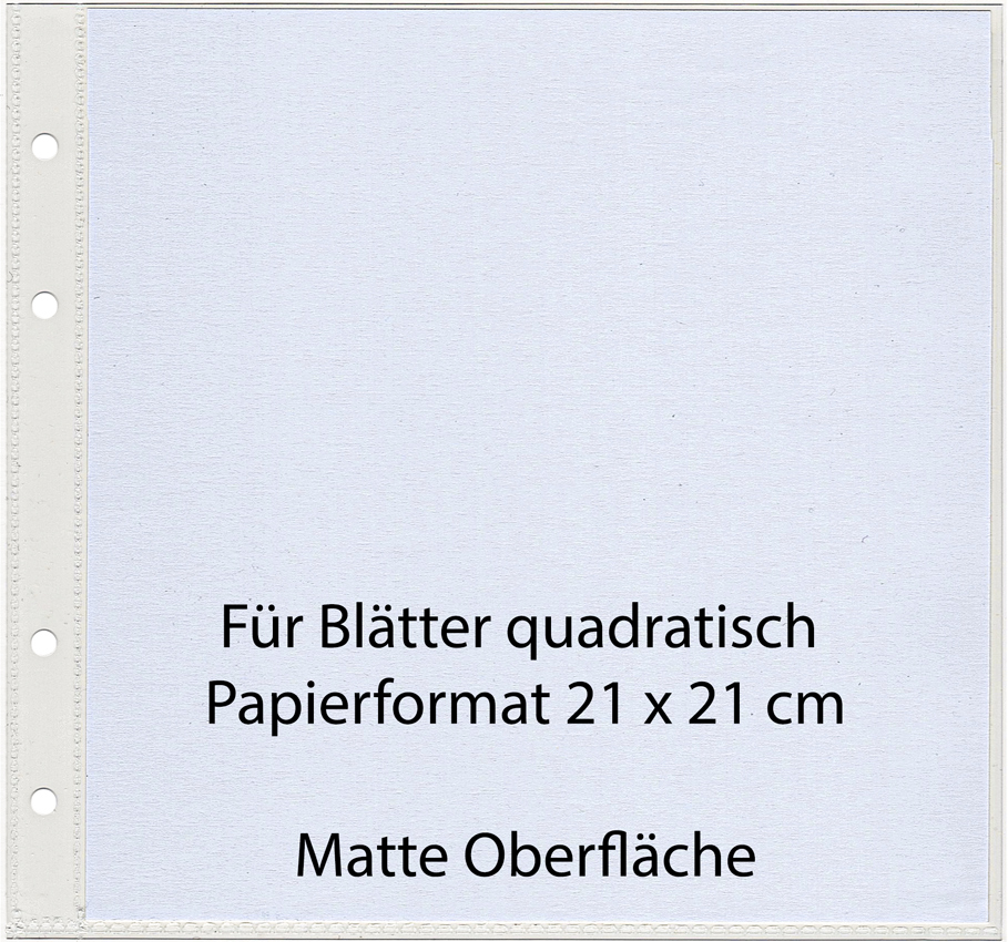 Speisekartenhüllen quadratisch, genarbt. Papiergröße 21x21cm
